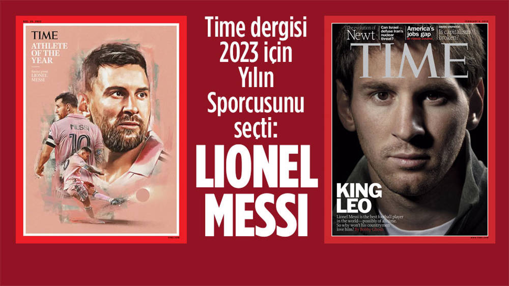 Time dergisi yılın sporcusunu seçti: Lionel Messi!