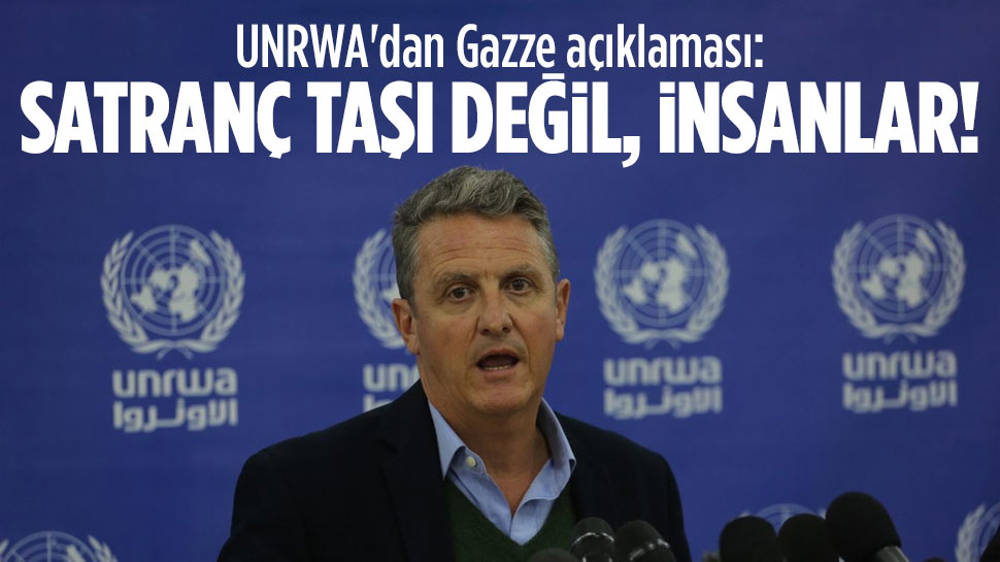 UNRWA: Gazze’dekiler insan, satranç taşı değil!