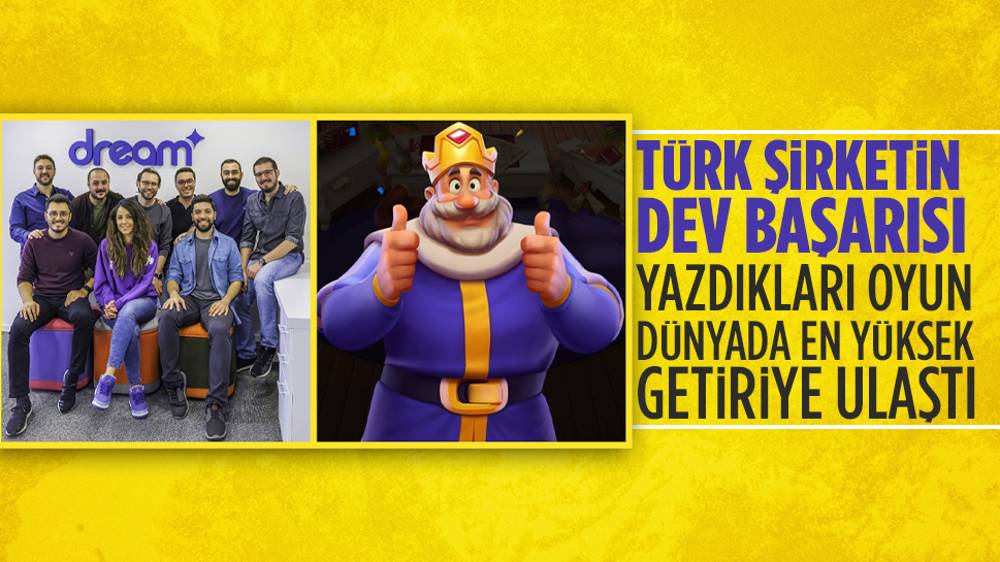  Türk şirketi Dream Games'in geliştirdiği 'Royal Match' , dünyada en yüksek gelir elde eden oyun oldu