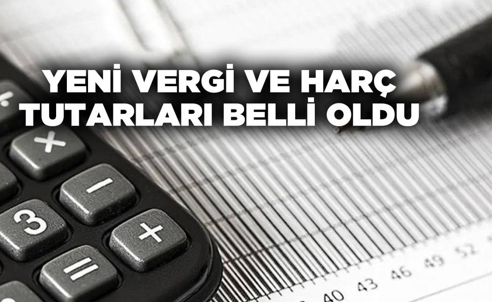 2024'te uygulanacak vergi ve harç tutarları açıklandı