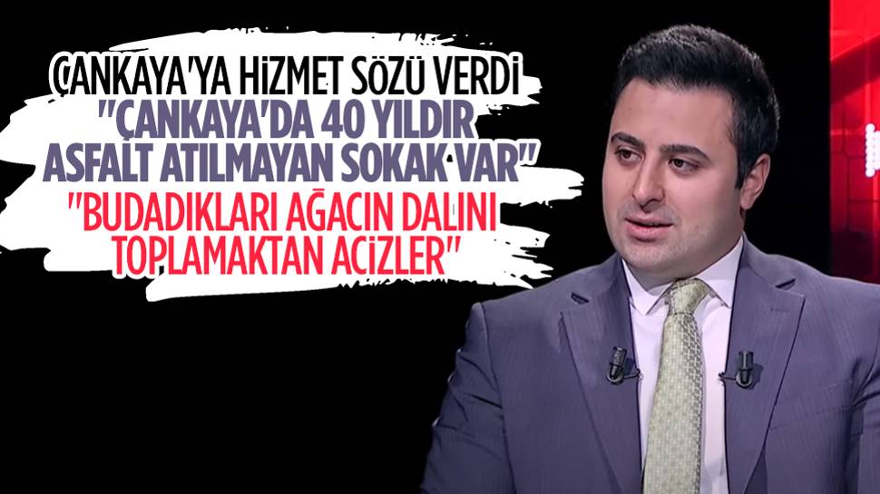 Ak Parti Çankaya belediye Başkan aday adayı Kaan Mandıroğlu'ndan CHP'li Çankaya Belediyesi'ne ''en temel hizmetleri bile yapamıyorlar'' eleştirisi