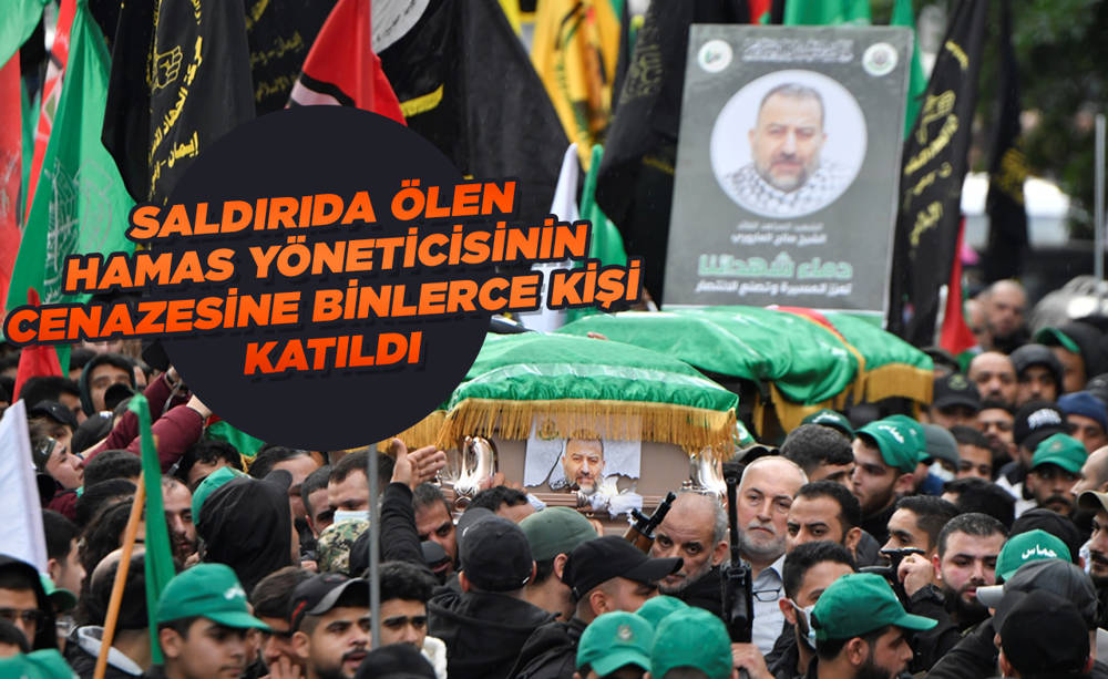 Hamas yöneticisi binlerce kişi tarafından son yolculuğuna uğurlandı