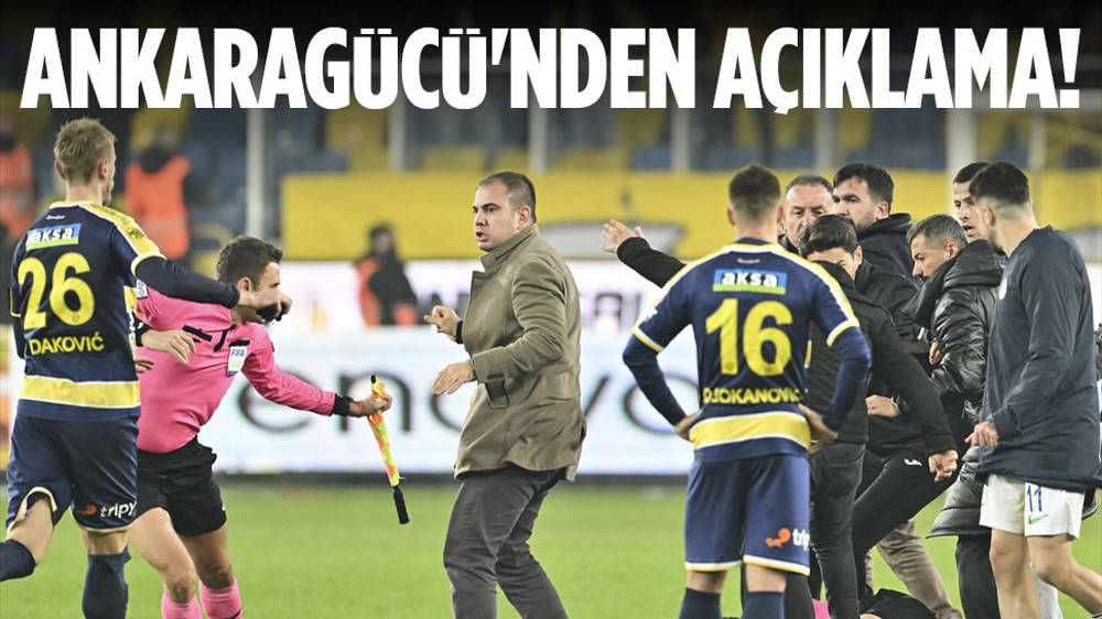 Ankaragücü özür diledi