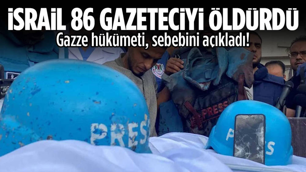 Gazze’deki hükümet: İsrail 86 gazeteciyi gerçekler nedeniyle öldürdü