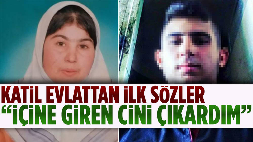 İzmir'de vahşet! Annesini sehpa ile öldürdü 