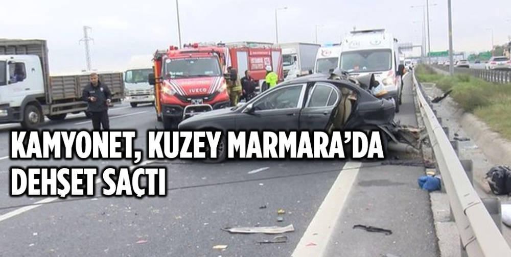 Kuzey Marmara Otoyolu'nda feci kaza! ölü ve yaralılar var