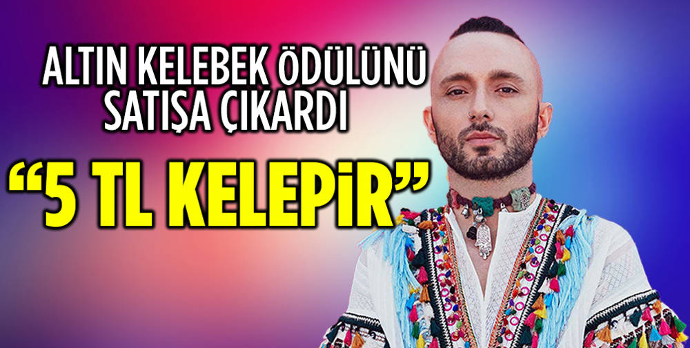 Mabel Matiz Altın Kelebek ödülünü satışa çıkardı