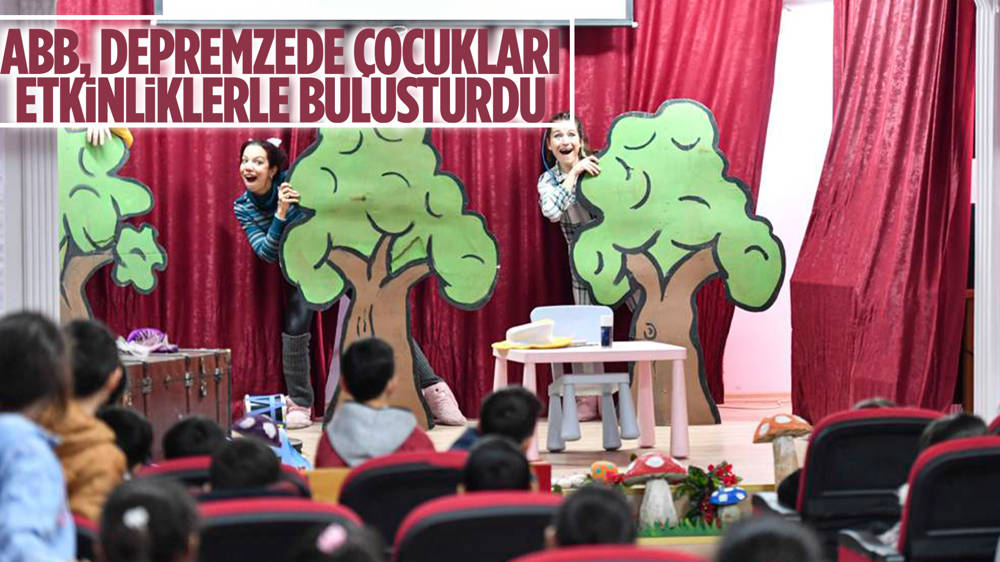 ABB'den depremzede çocuklar için çeşitli etkinlikler! 