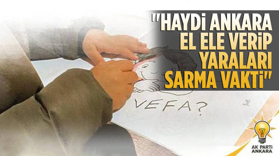AK Parti Ankara teşkilatı depremzedeleri yalnız bırakmıyor