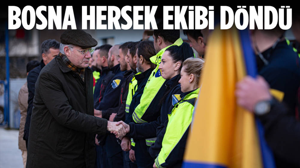 Bosna Hersek ekibi döndü