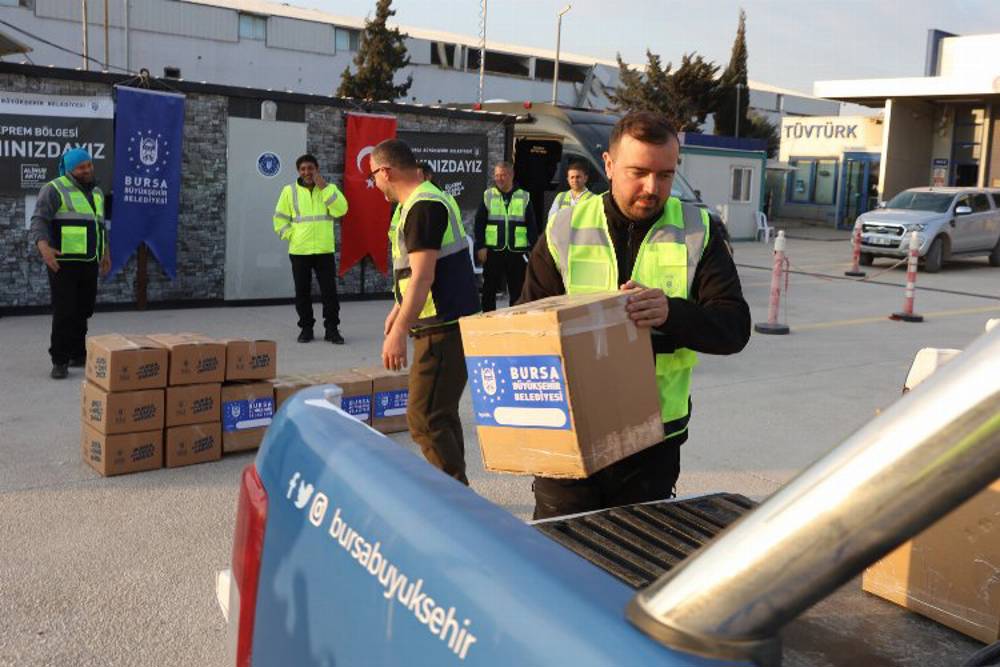 Bursa'nın Hatay seferberliği sürüyor