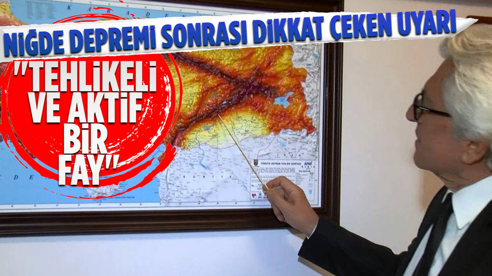 ​​Deprem Uzmanı Prof. Dr. Süleyman Pampal:'' Tuz Gölü fayı tehlikeli ve aktif bir fay''