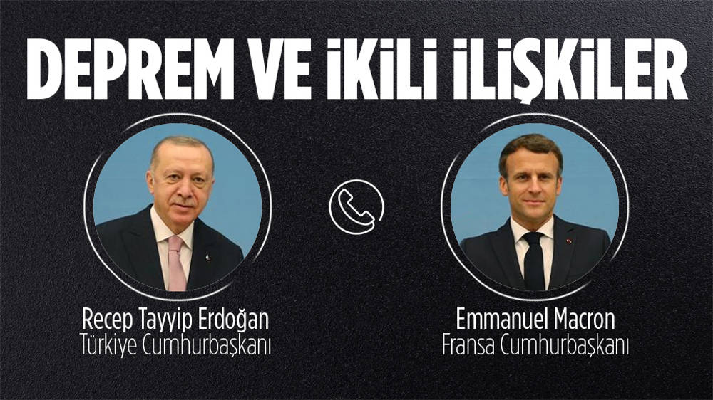 Erdoğan ile Macron telefonda görüştü