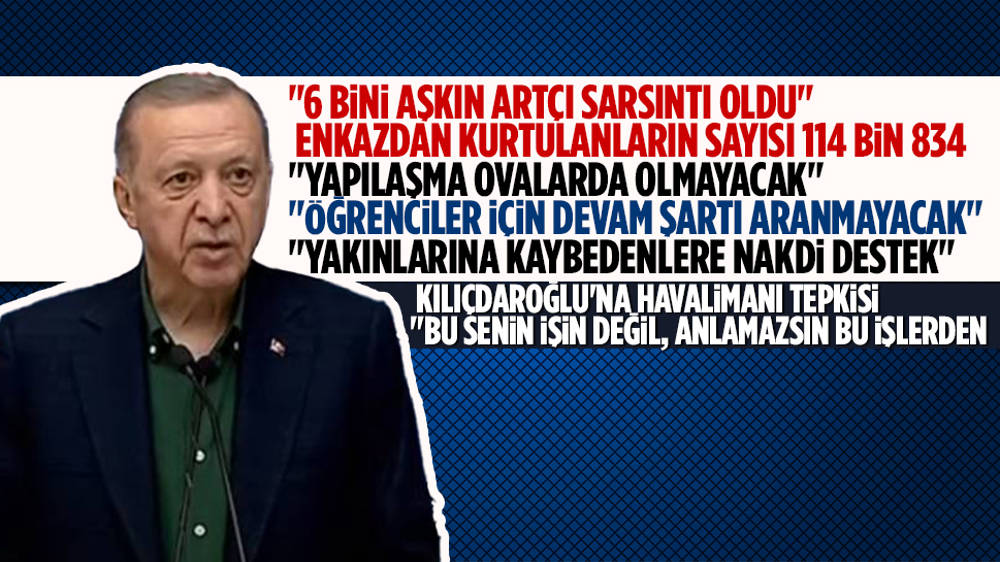 Erdoğan, "Hatay'ı yeniden inşa edeceğiz"