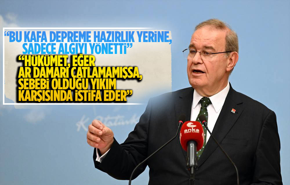 Faik Öztrak: ''20 yıllık hükümet, eğer ar damarı çatlamamışsa, istifa eder''