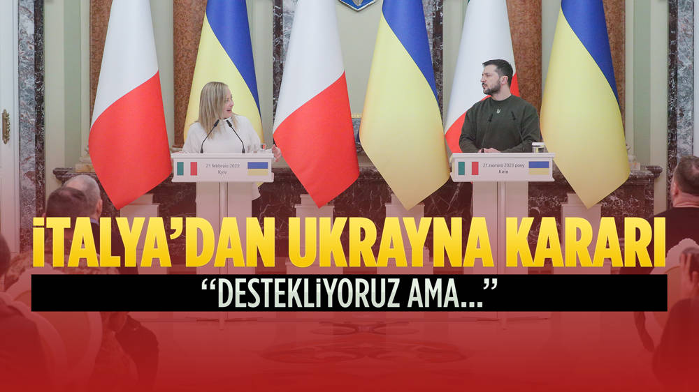 İtalya'dan Ukrayna kararı... 