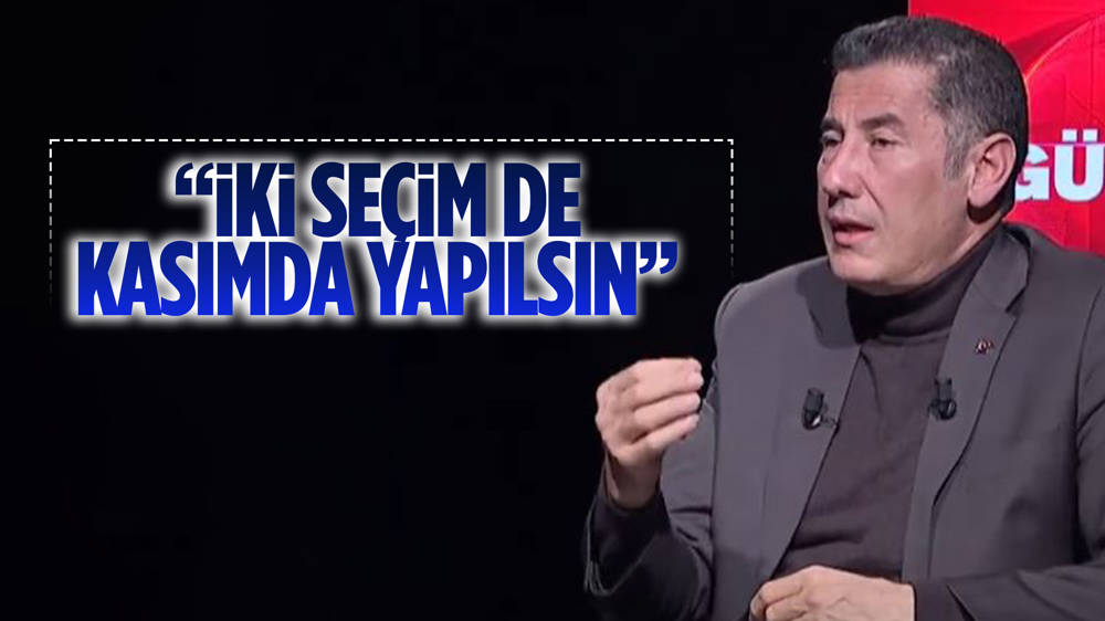 Sinan Oğan'dan seçimlerin birleştirilmesi çağrısı
