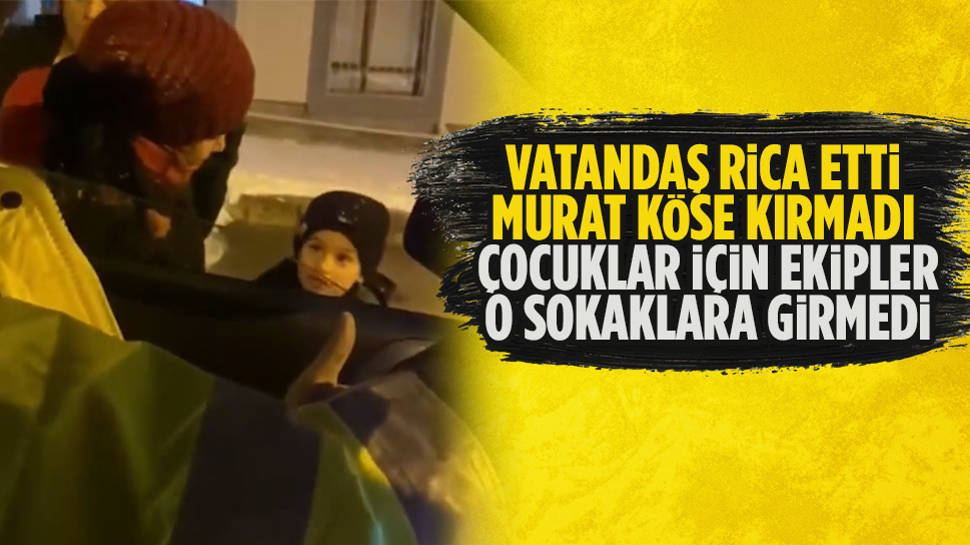 Murat Köse, çocuklar için bazı sokakları temizletmedi