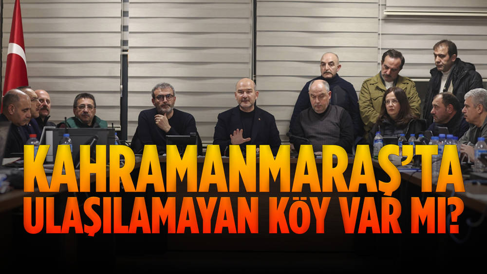 İçişleri Bakanı Soylu Kahramanmaraş'ta açıklamalarda bulundu