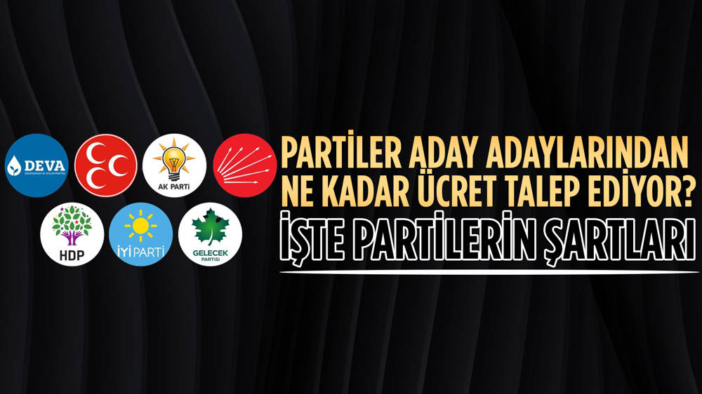 Partiler Milletvekili Aday Adaylığı Için Ne Kadar ücret Talep Ediyor Ankara Masası