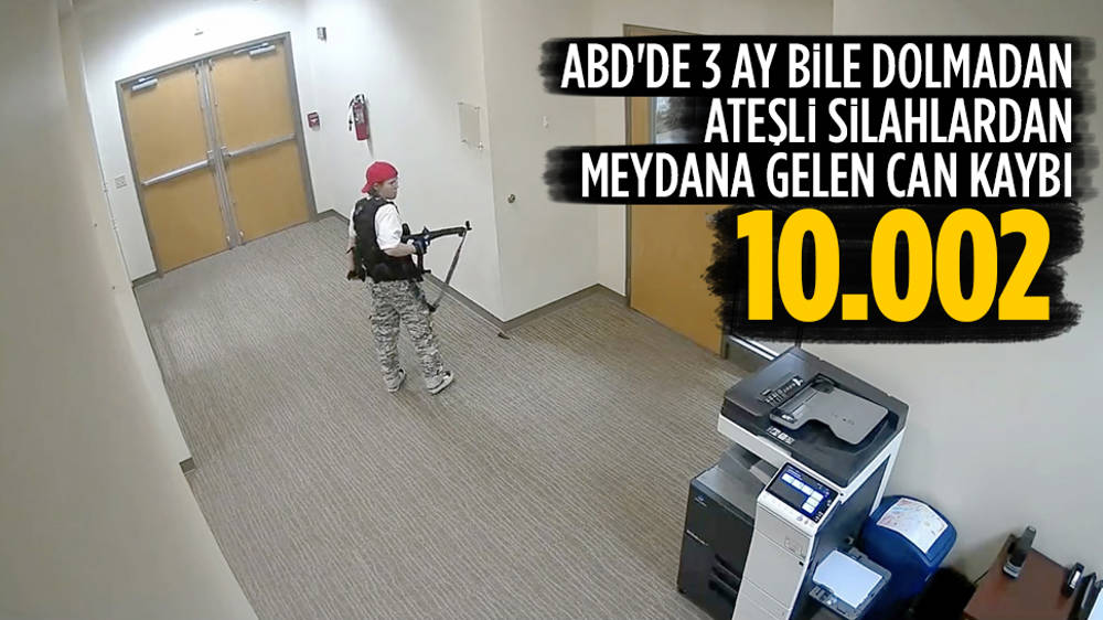 ABD'de ateşli silahlar 3 ayda 10 binden fazla can aldı