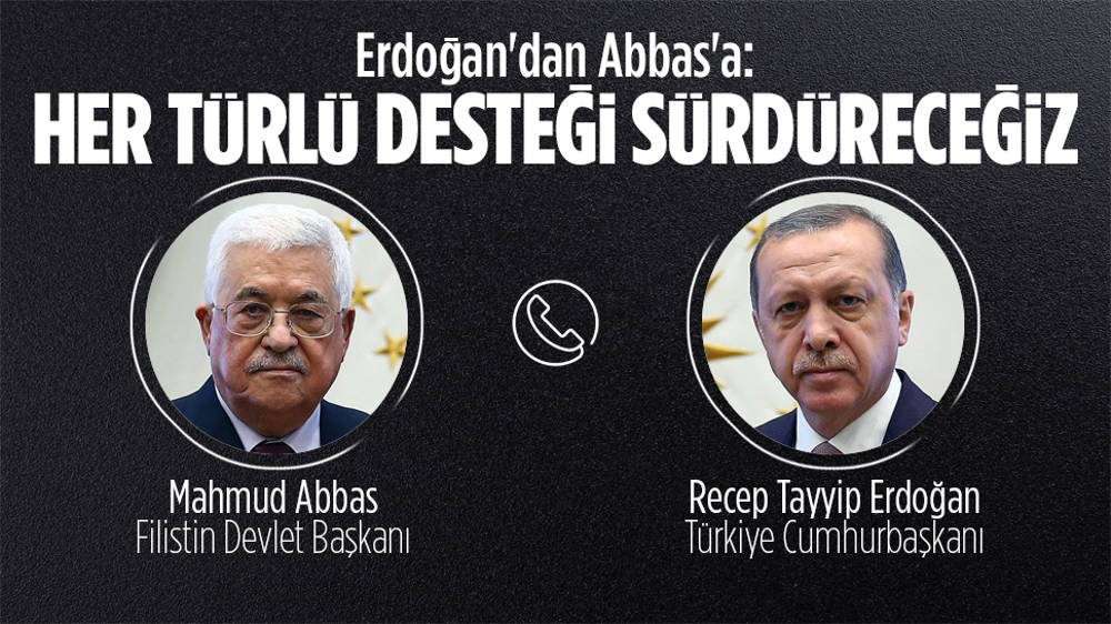 Cumhurbaşkanı Erdoğan, Filistin Devlet Başkanı Abbas ile görüştü