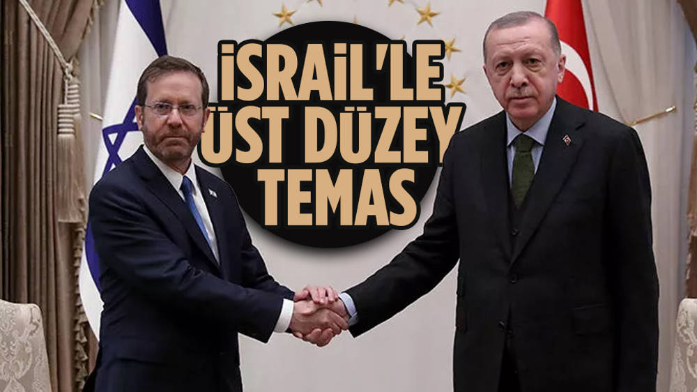 Cumhurbaşkanı Erdoğan, İsrail Cumhurbaşkanı Isaac Herzog'la görüştü