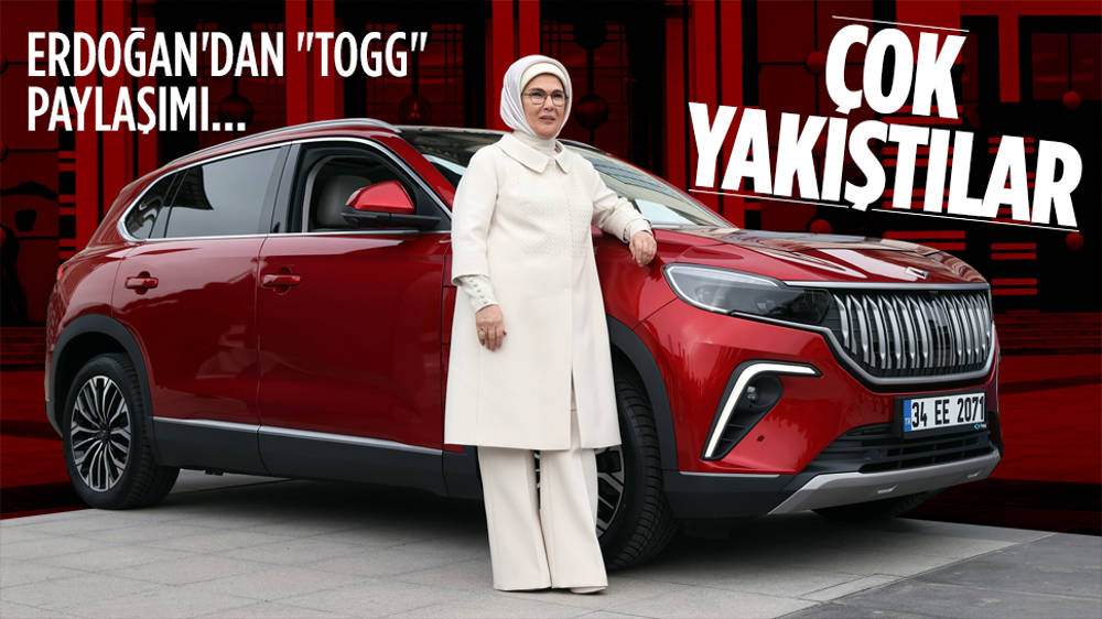Emine Erdoğan'dan Togg paylaşımı