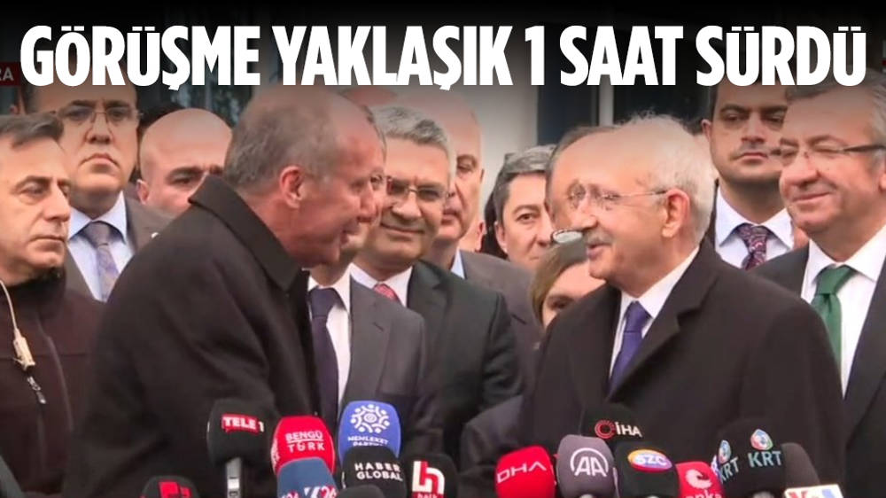 Kemal Kılıçdaroğlu’ndan Muharrem İnce’ye ziyaret