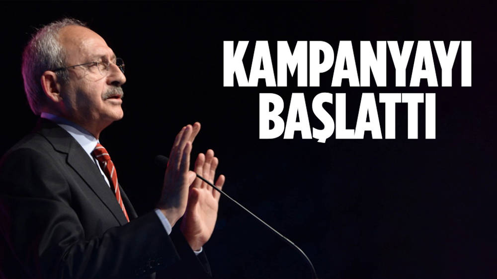 Kılıçdaroğlu, cumhurbaşkanı adaylığı kampanyasını başlattı