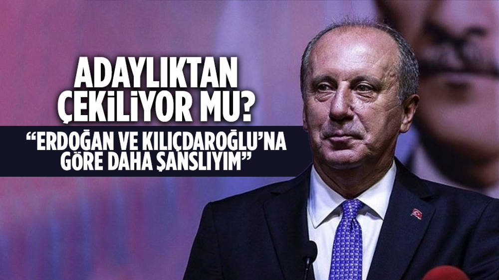 Muharrem İnce "Yüz bin imza toplayacağım"