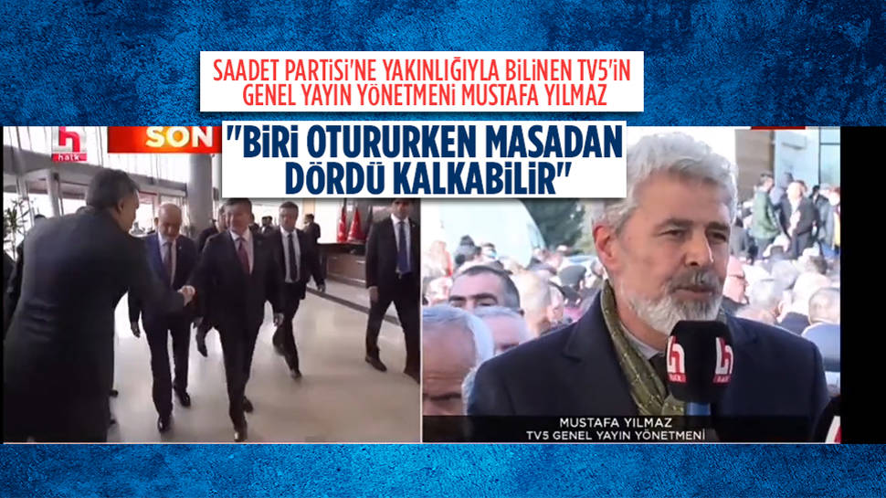 Gazeteci Mustafa Yılmaz "Biri otururken masadan dördü kalkabilir"