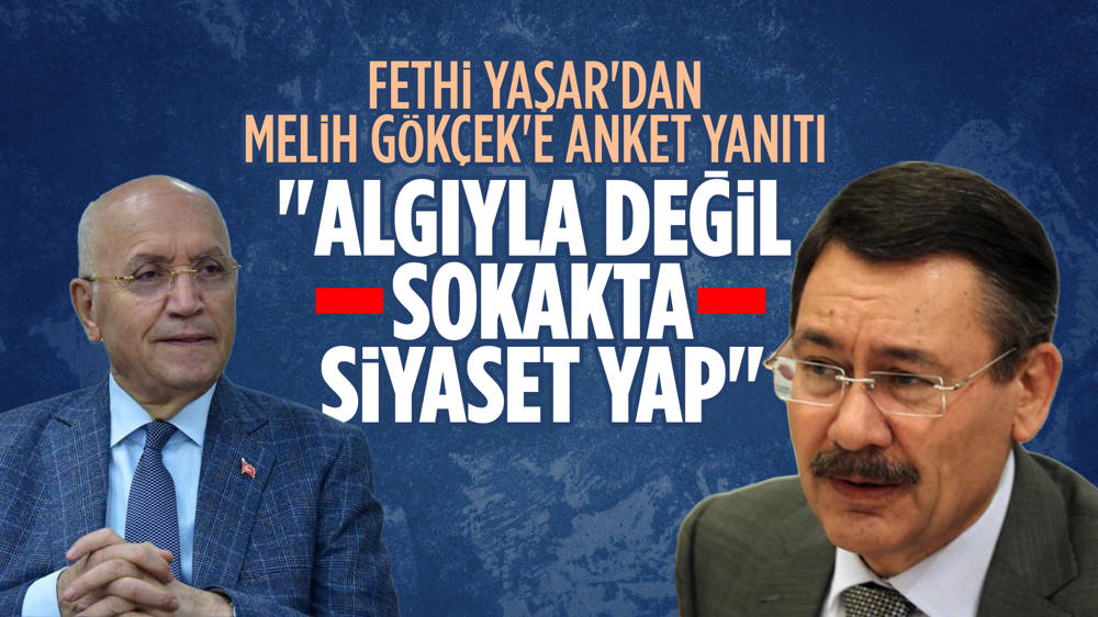 Fethi Yaşar'dan Melih Gökçek'in paylaştığı ankete yalanlama