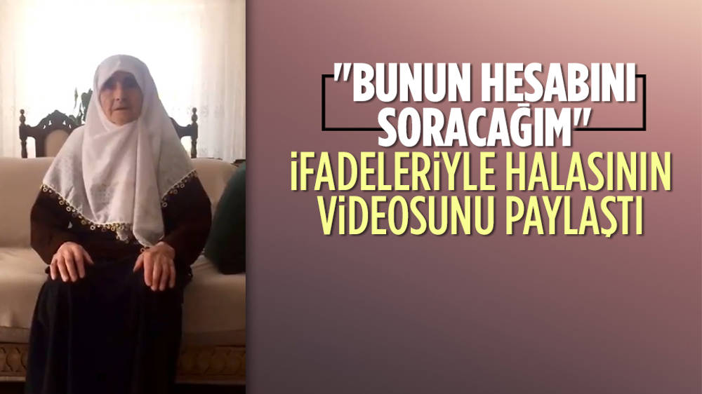 Ahmet Davutoğlu halasının videosunu yayımladı