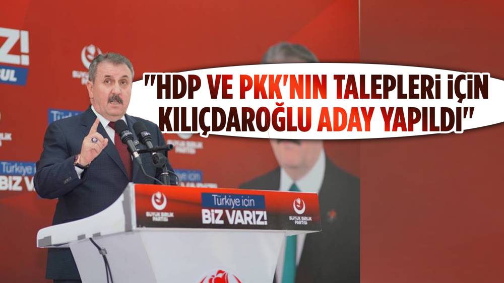 BBP Genel Başkanı Mustafa Destici, STK temsilcileri şehit aileleri ve gazilerle buluştu