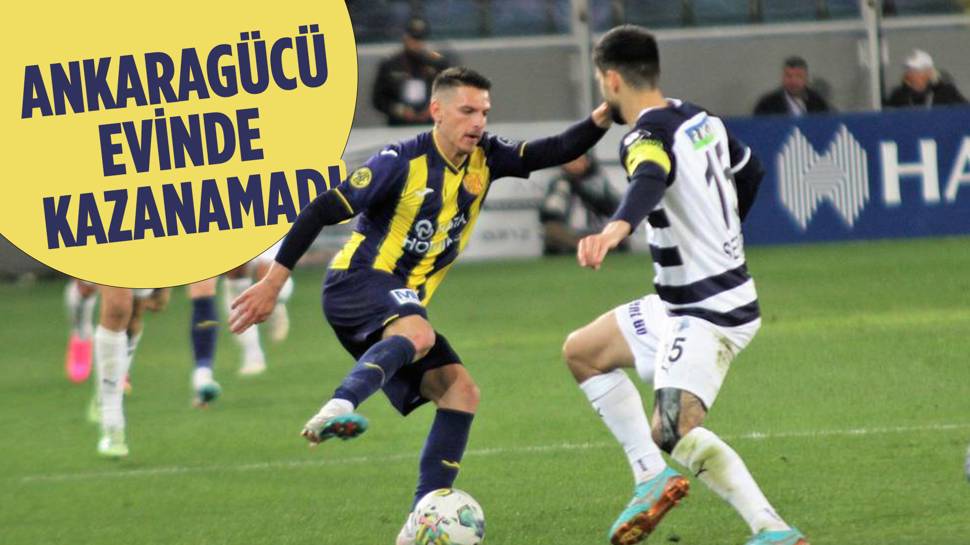 MKE Ankaragücü ve Kasımpaşa golsüz berabere kaldı