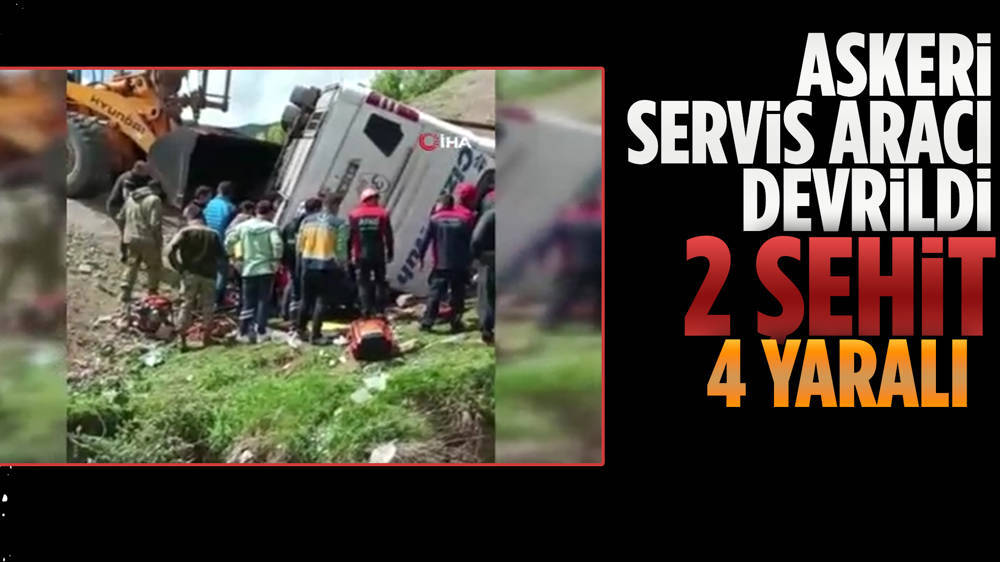 Şırnak'ta askeri servis kazası