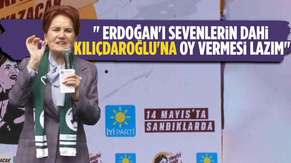 Akşener'den Erdoğan ve Bahçeli'ye yanıt 