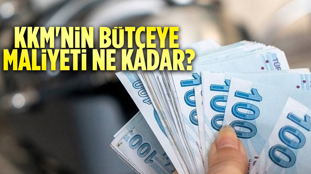 KKM'nin bütçeye maliyeti açıklandı