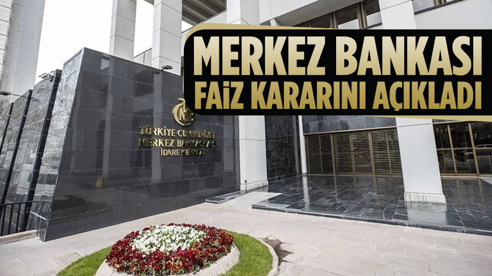 Merkez Bankası faiz kararını açıkladı