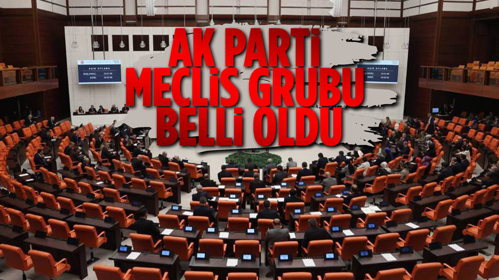 AK Parti Meclis Grubu belli oldu