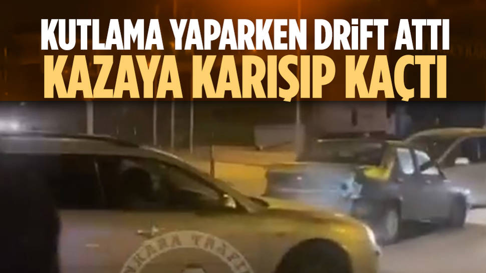 Ankara'da seçim kutlamalarında kaza