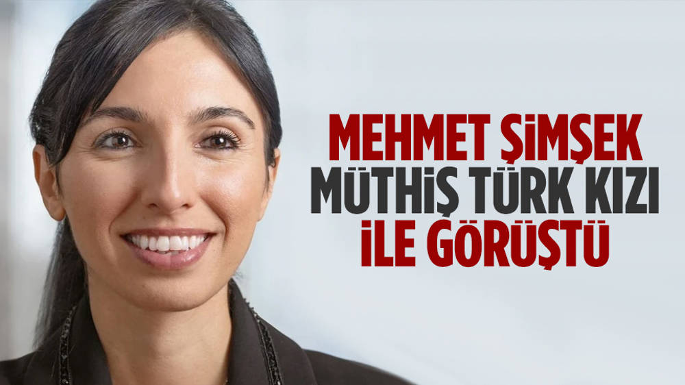 Bakan Şimşek, “Müthiş Türk Kızı” ile görüştü