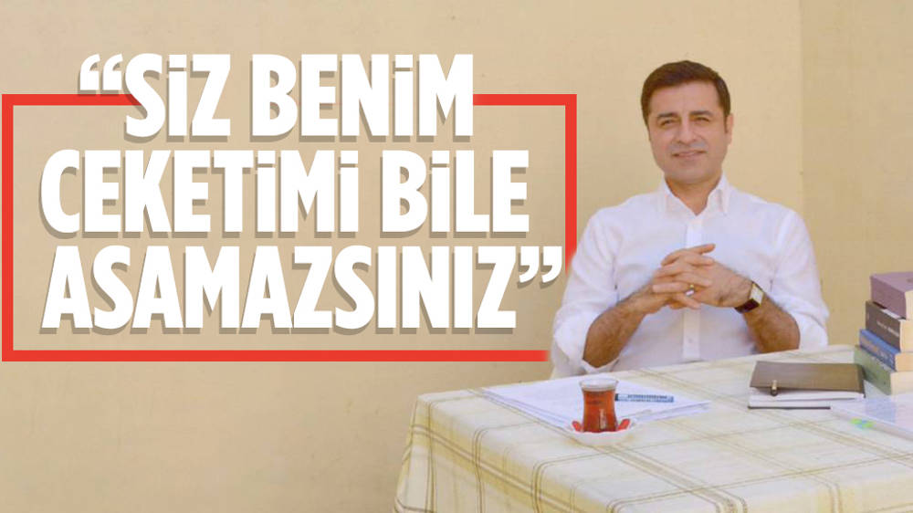 Demirtaş'tan ''İdam'' sözlerine yanıt 