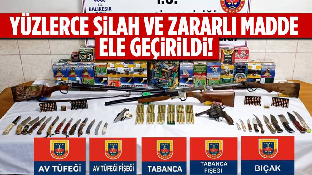 Jandarma'dan silah ticaretçilerine darbe!