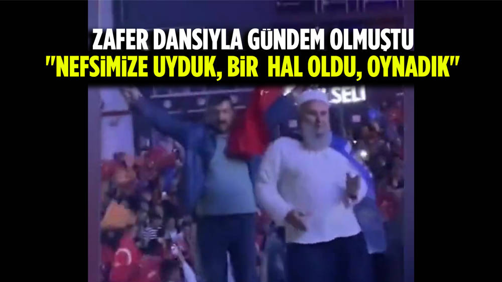 Seçim sonrası zafer dansıyla gündem olan sarıklı cüppeli Erdoğan taraftarı oynadığına pişman oldu