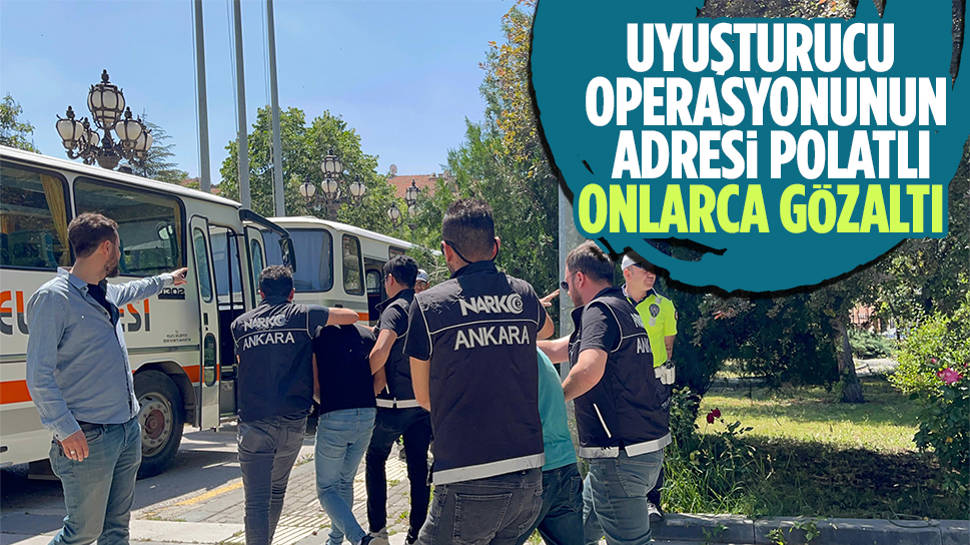 Ankara'da uyuşturucu operasyonu