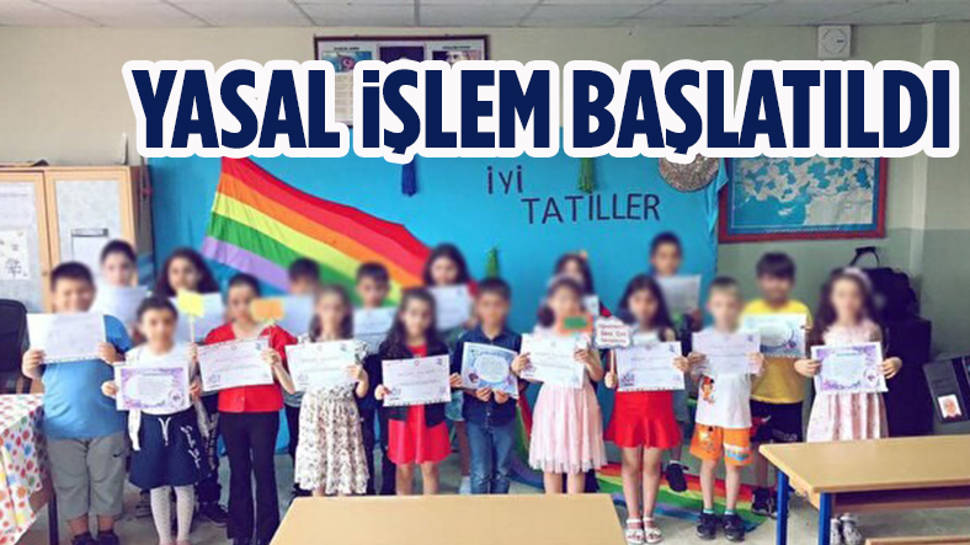 Öğrencileriyle LGBT bayrağı önünde fotoğrafı çektiren öğretmen için harekete geçildi