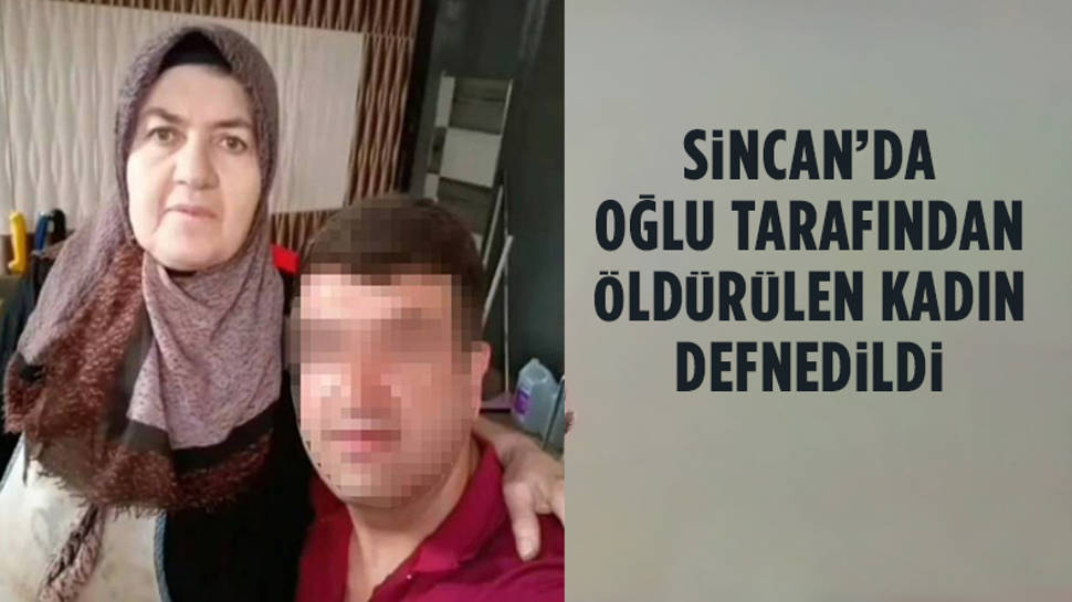 Ankara'da öldürülen kadın defnedildi