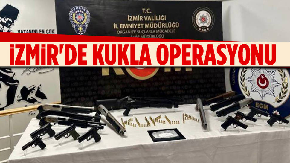 İzmir polisinden suç örgütlerine baskın 